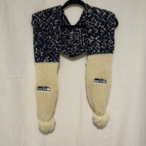 Seattle Seahawks Pom Knit Scarf‎ NFL